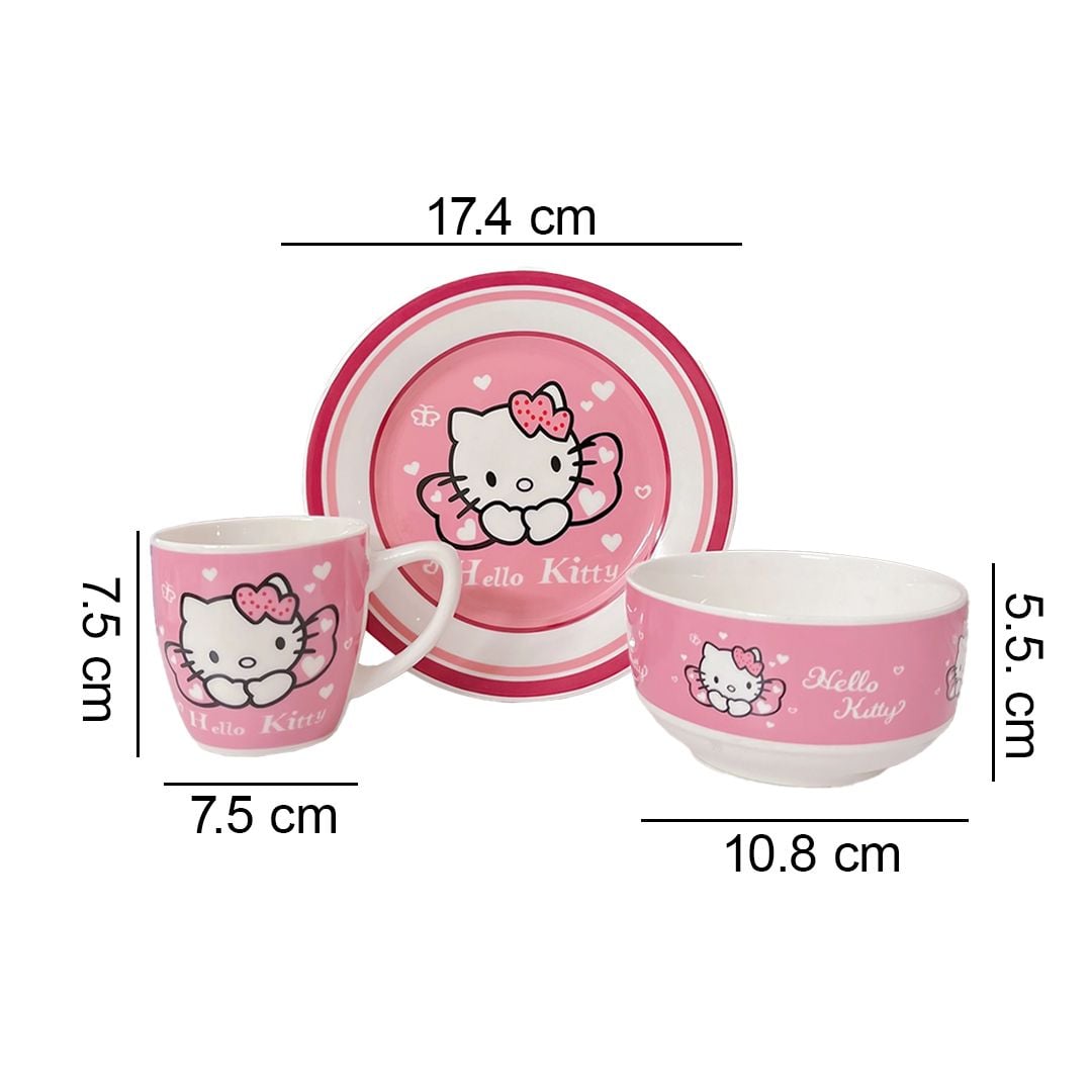 Kids Tableware Set with Hello Kitty Design product thumbnail 6