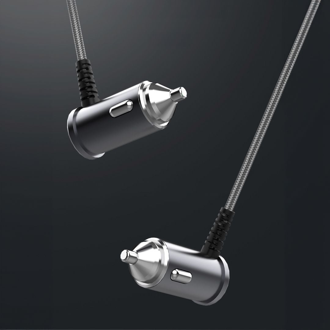 شاحن سيارة سريع 4 في 1 - 12