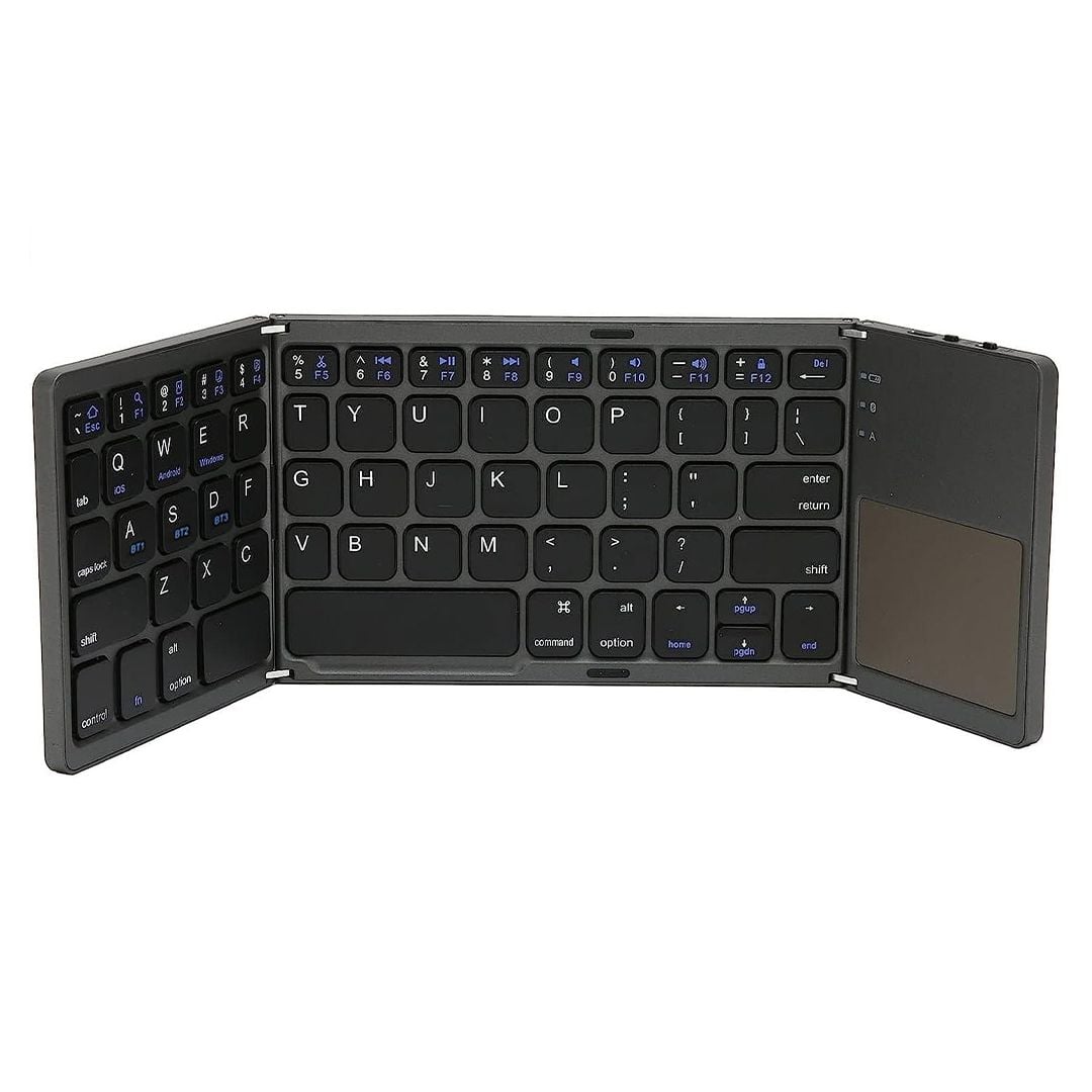 لوحة مفاتيح لاسلكية قابلة للطي - 9