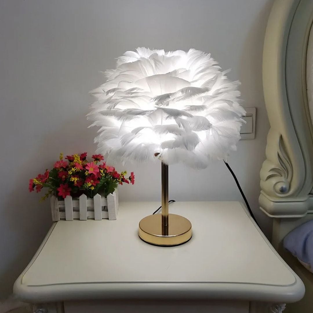 Table Light Feather LED Lamp product thumbnail 3