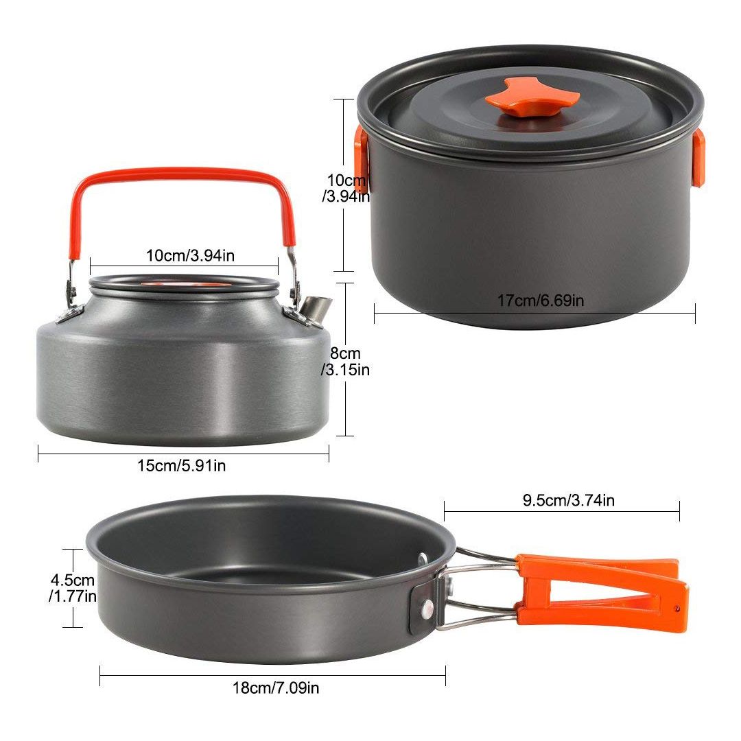 Camping Cookware Kit with stove product thumbnail 15