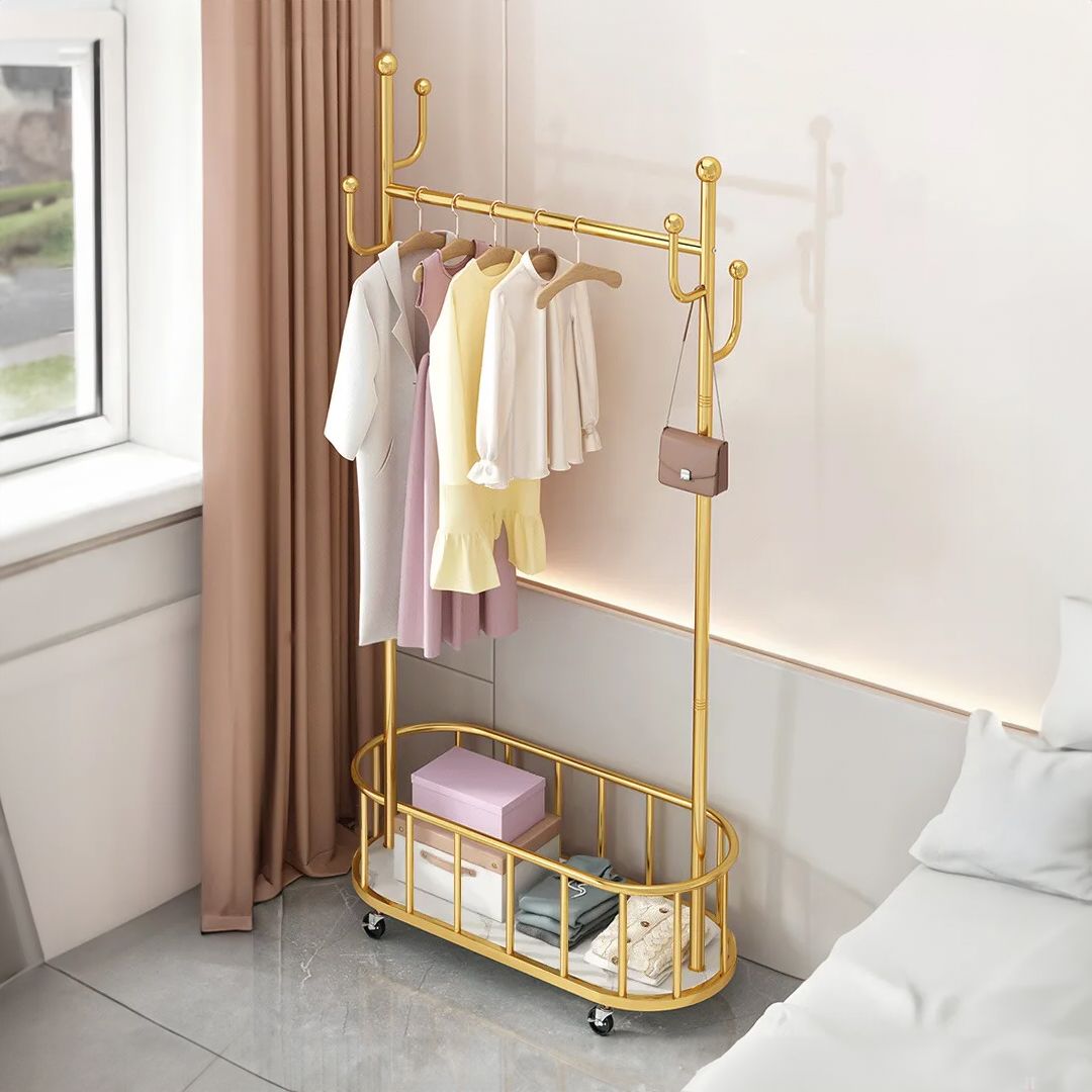 Clothes Stand with Wheels and Basket product thumbnail 7