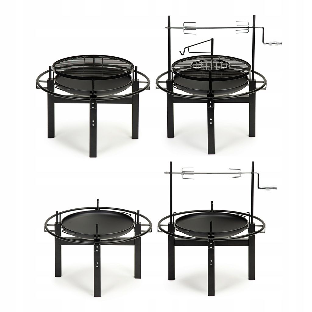 Wood Fire Pit And BBQ Charcoal Grill product thumbnail 11