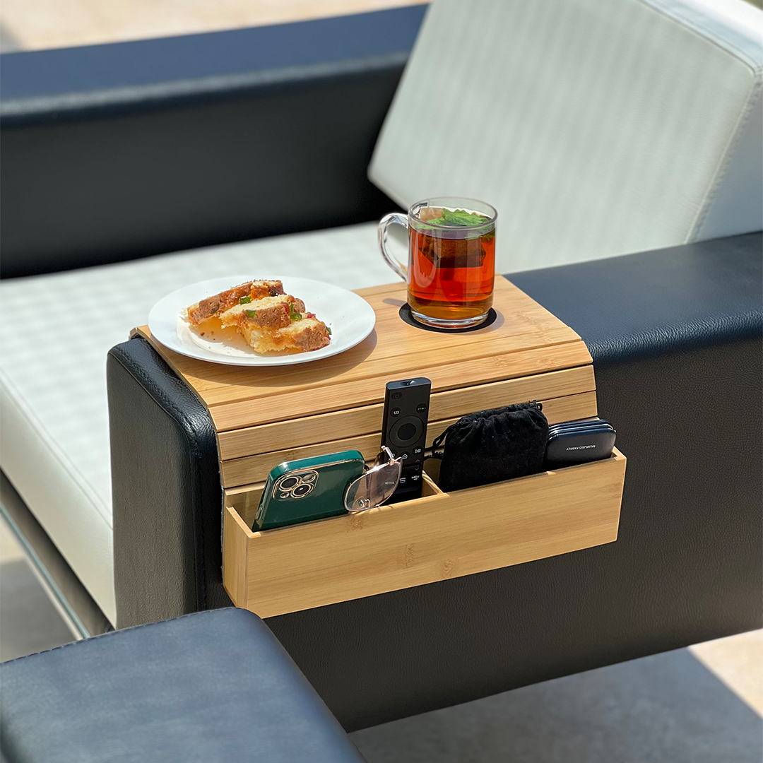 Wooden Folding Portable Sofa Tray product thumbnail 19