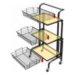 عربة ومنظمة للمنزل - 10