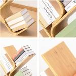 رفوف خيزران أرضية للكتب - 8