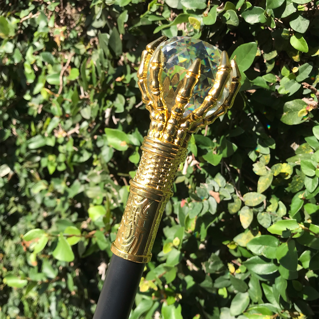 Walking Cane with Gold Handle product thumbnail 2