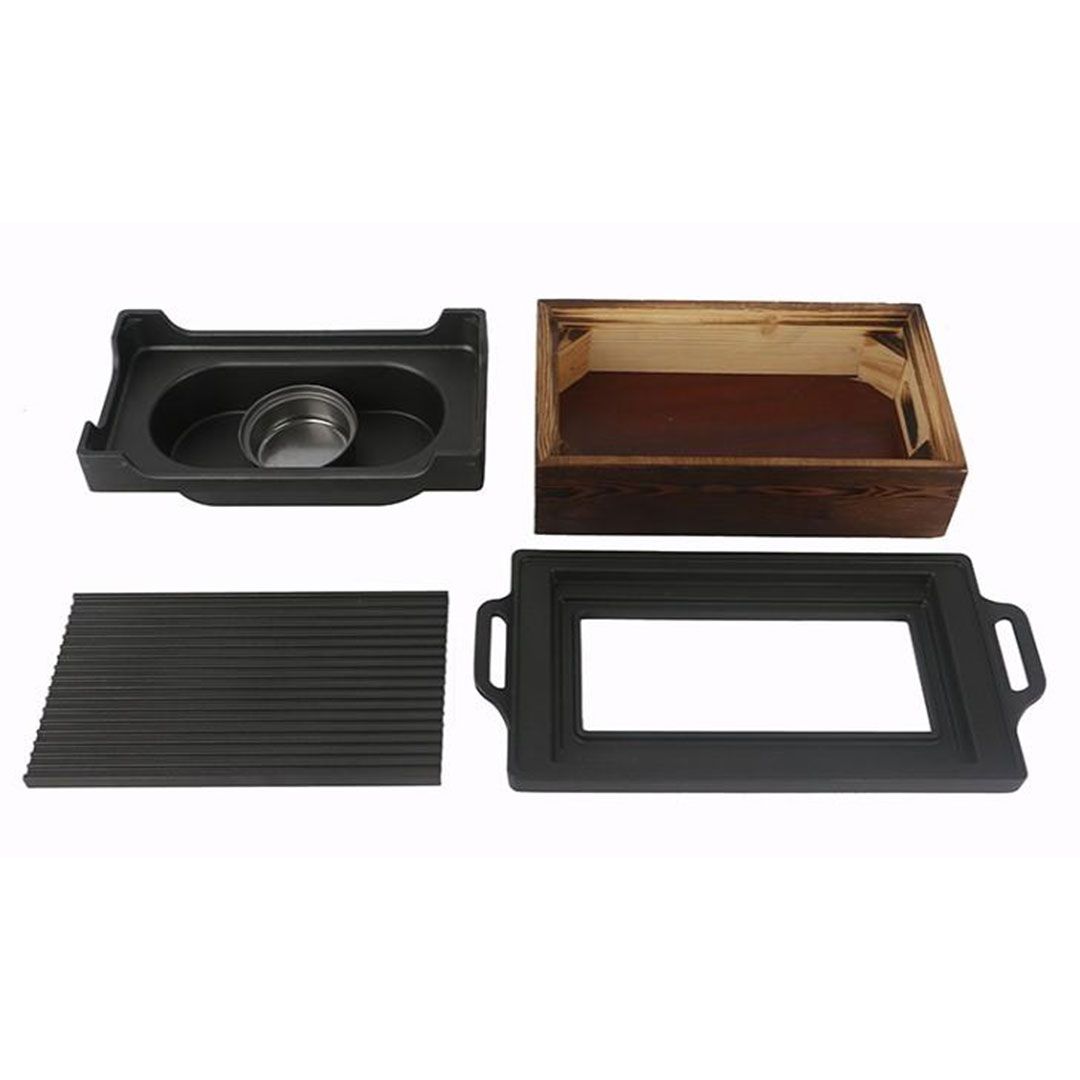 Wooden Base BBQ Grill product thumbnail 12