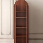 مرآة طولية مع رفوف تخزين خلفية مدمجة - 5