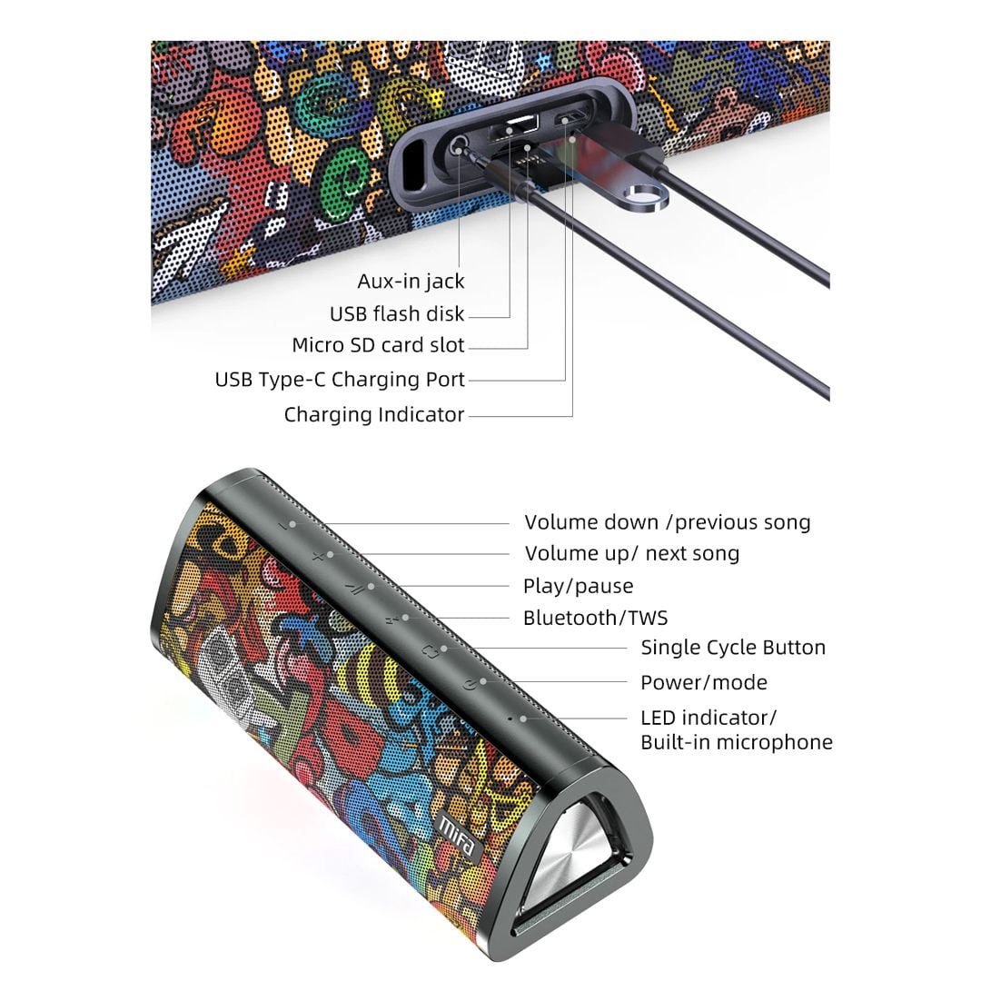 Graffiti Boombox Bluetooth Speaker product thumbnail 16