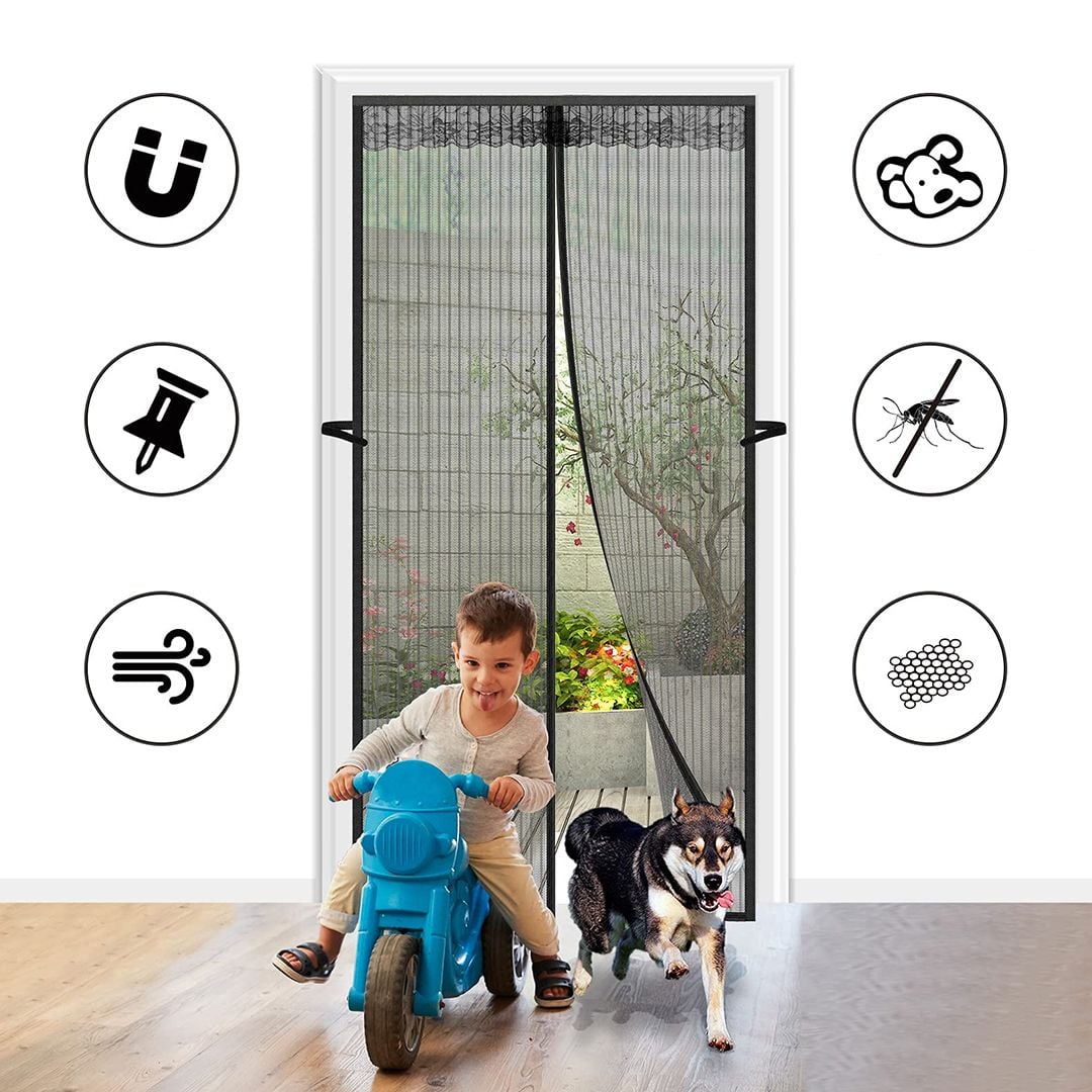 ستارة باب مغناطيسية لطرد الحشرات - 12