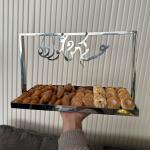 صينية ضيافة فاخرة مع عبارات مزخرفة من روح - 6