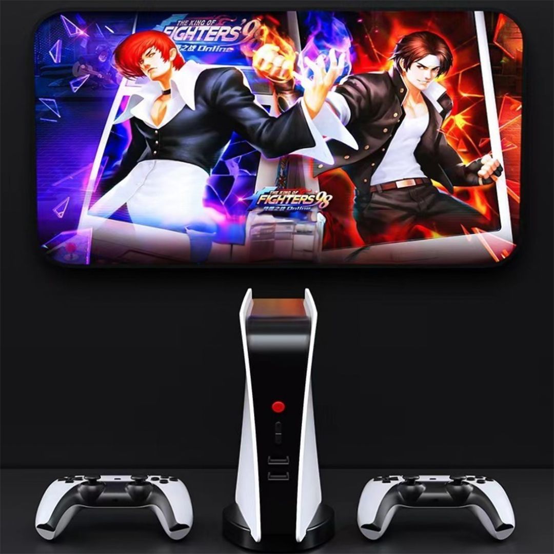 Video Game Console with Two Controllers - 1