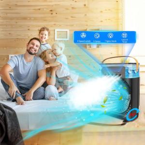 مرطب هواء بارد USB بإضاءة ليد - 5