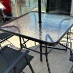 جلسة حديقة بأربعة كراسي ومظلة - 12