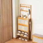 منظم خشبي للمدخل والأحذية - 10