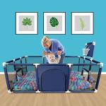 Baby Playpen with Basketball - 1