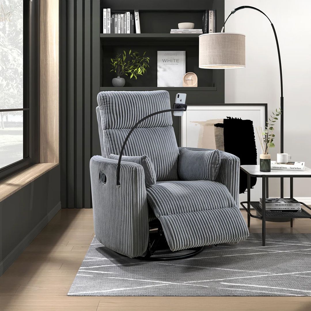 Corduroy FlowMotion Comfort Recliner - 10
