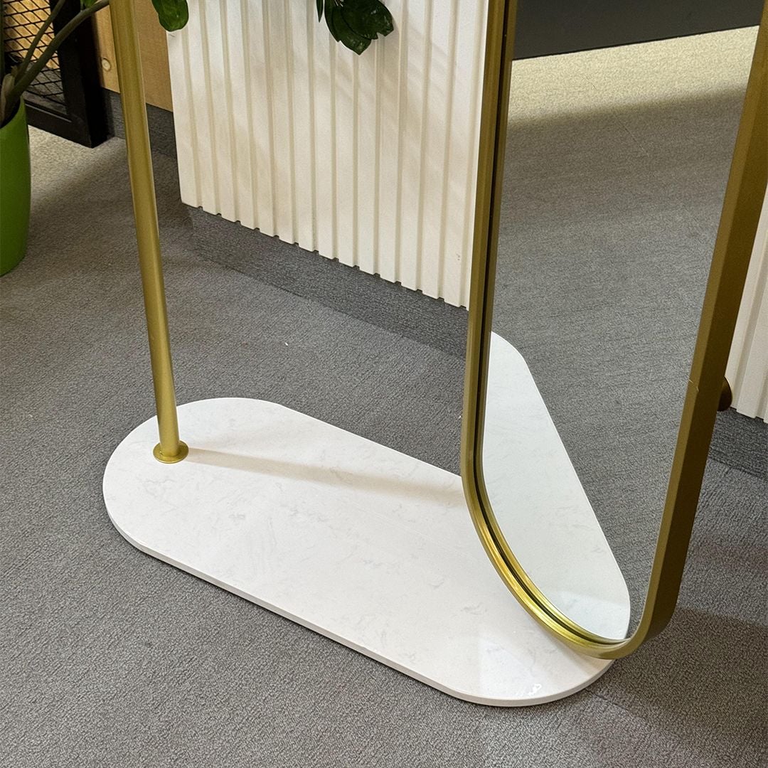 مرآة مع شماعة بتصميم عصري - 6