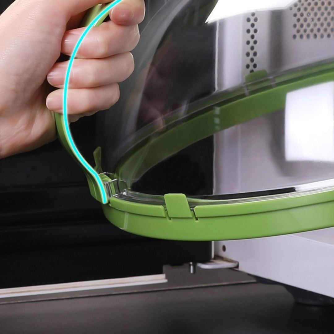 غطاء تسخين الطعام بالميكروويف مع فتحة للبخار - 7