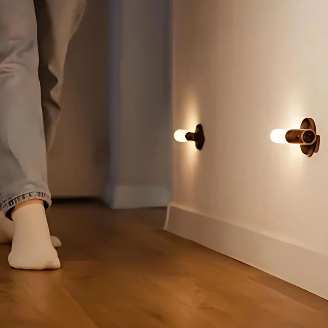 Wooden LED Lamp With Motion Sensor product thumbnail 6