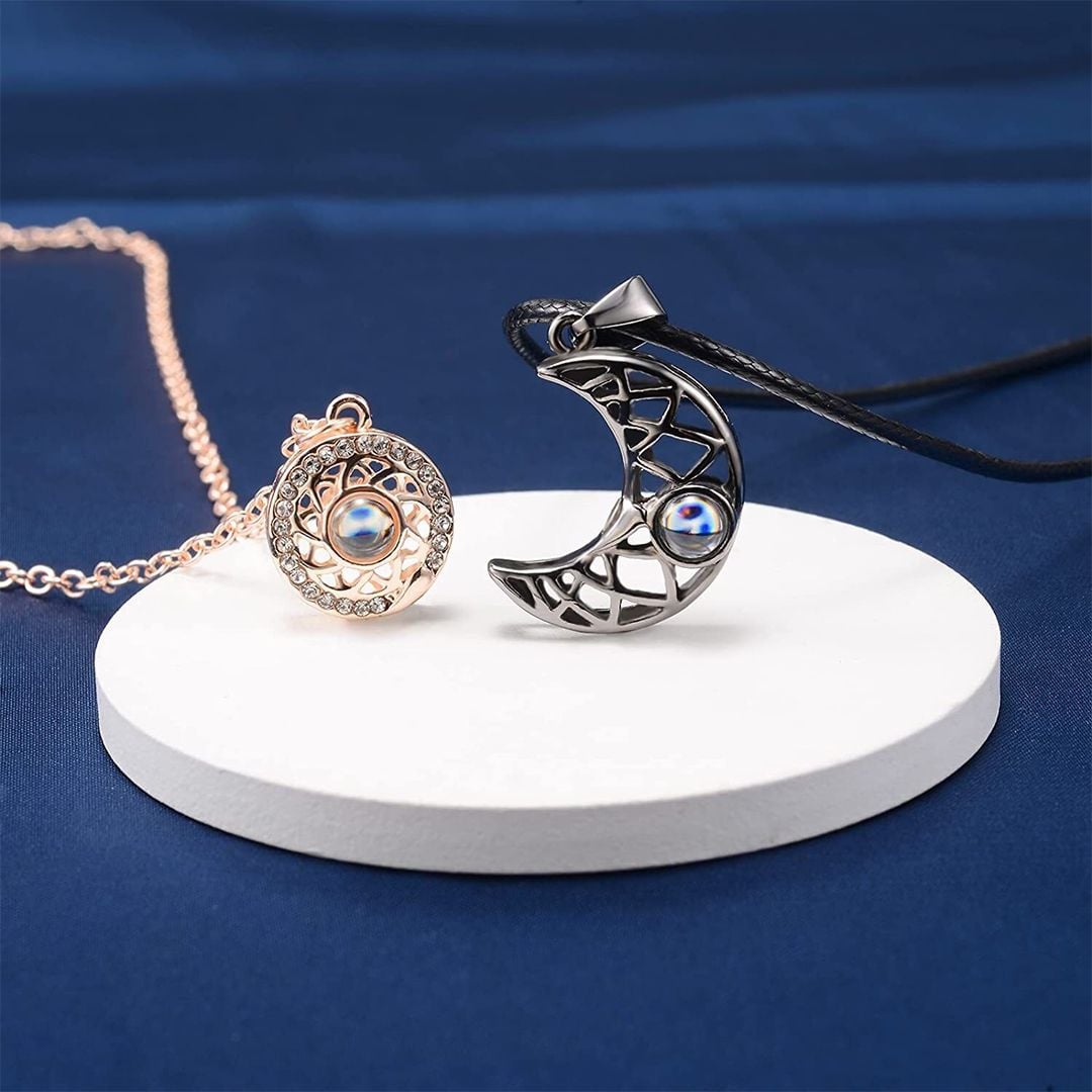 Sun and Moon Necklace for Couples product thumbnail 6