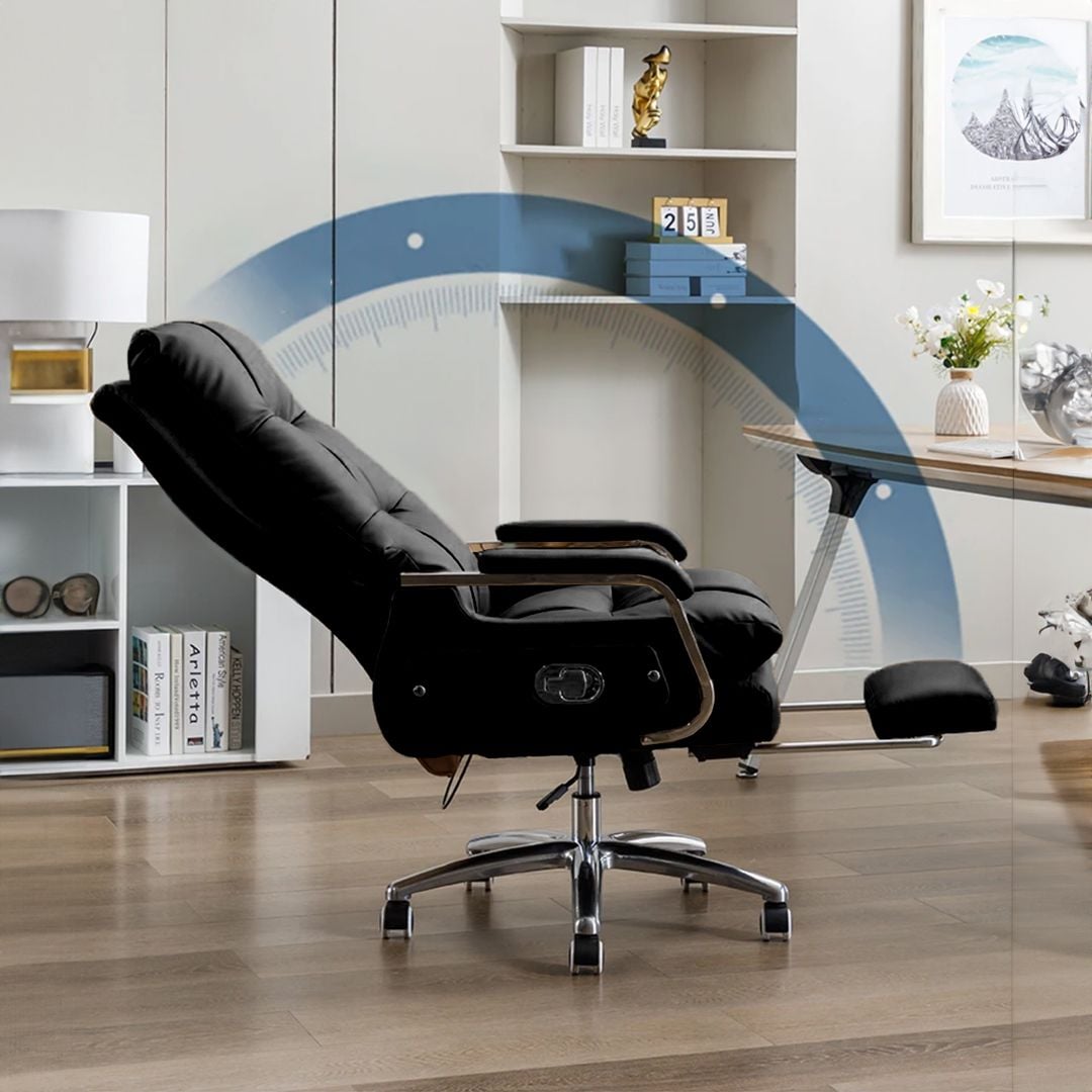 Leather Recliner Office Chair product thumbnail 6