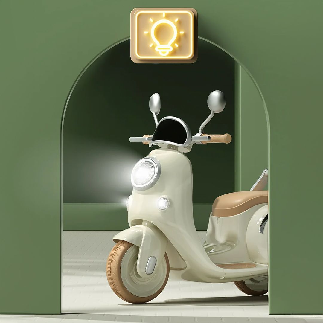 دراجة فيسبا للأطفال بمقعدين - 7