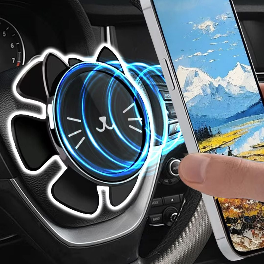 حامل هاتف مغناطيسي على شكل قطة - 10