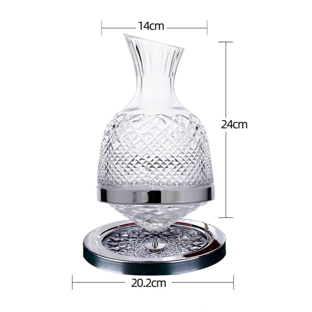 Crystal Glass Rotating Decanter product thumbnail 16