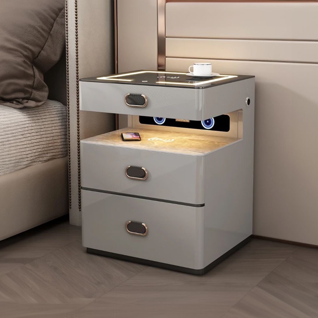 Bedside Table With Internal Storage product thumbnail 2