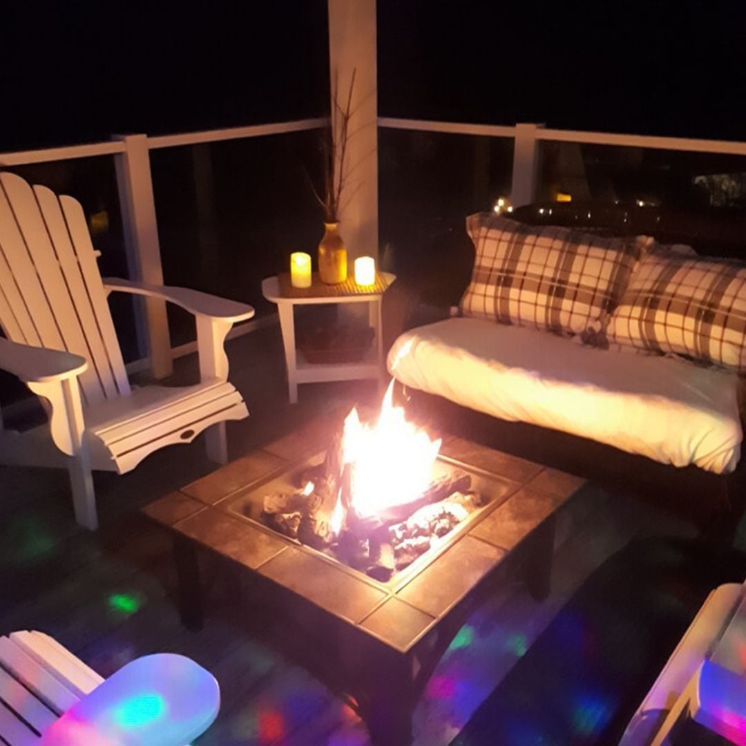 Garden Fire Pit and Table - 5