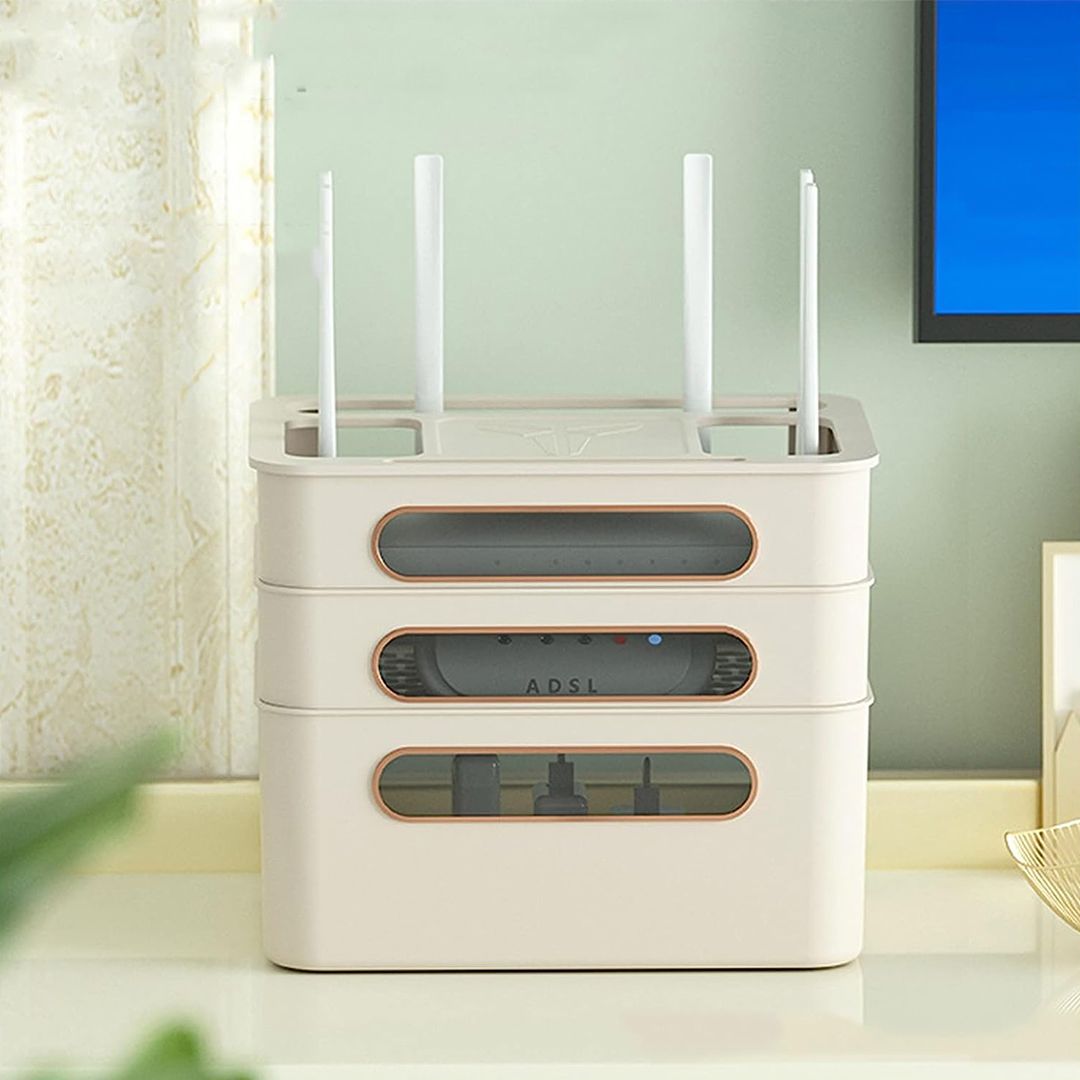 صندوق تنظيم الكيبلات والراوتر - 12