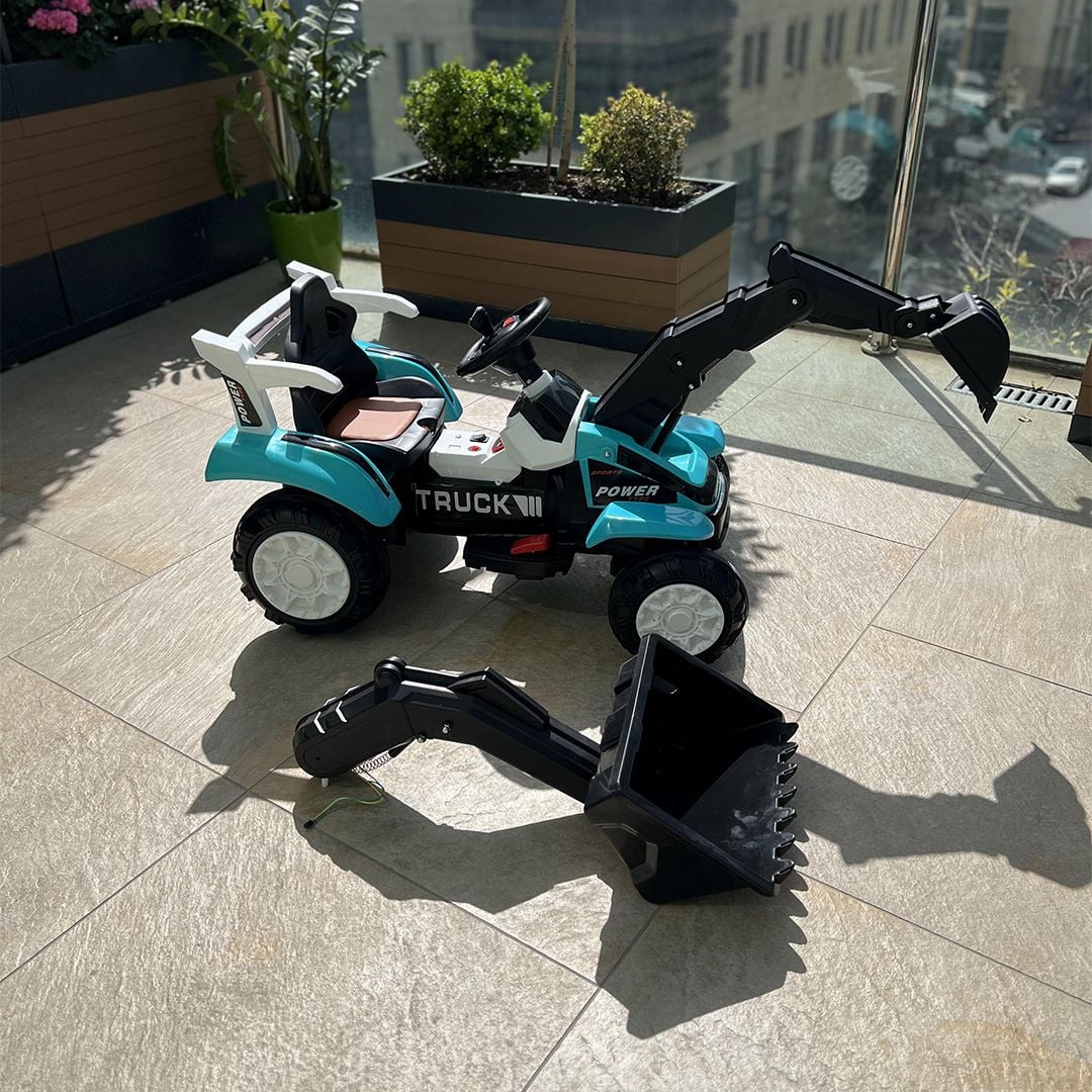 جرافة ركوب كهربائية للأطفال - 5