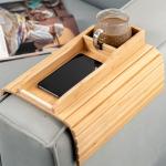 Bamboo Sofa Armrest Tray
