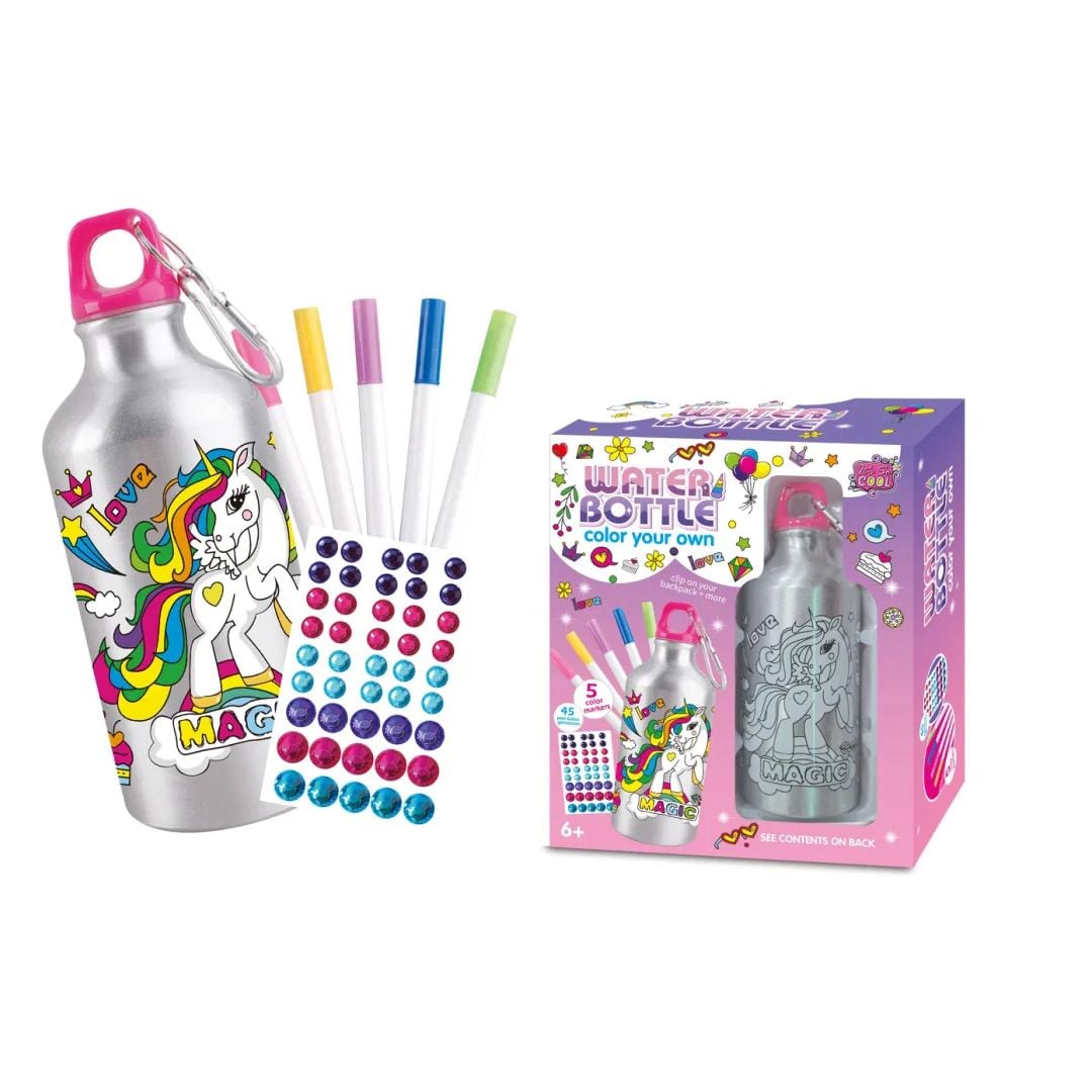 زجاجة ماء قابلة للتلوين للأطفال - 3