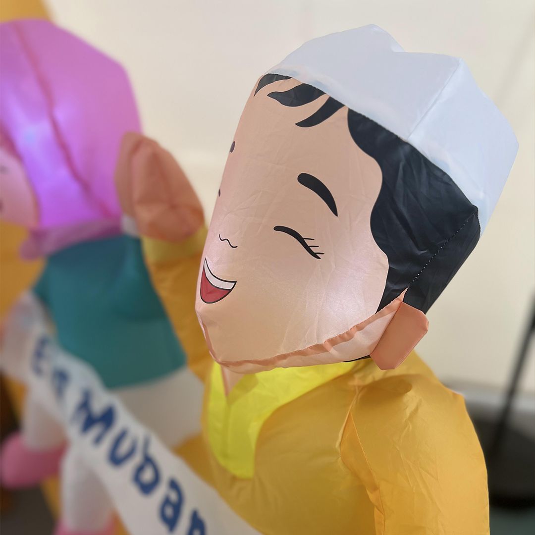 مُجسم الهلال المضيء القابل للنفخ - 8