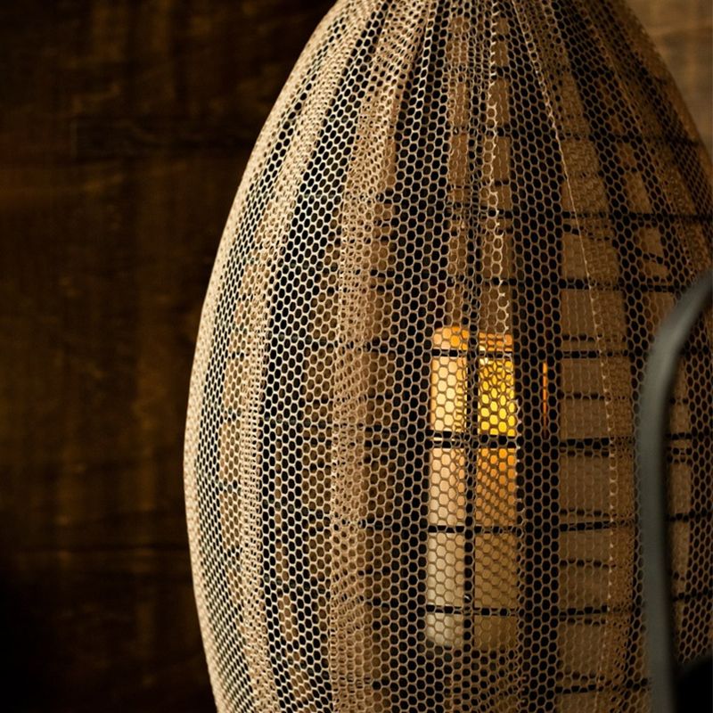 فانوس الشموع الخشبي - 55 سم - 6