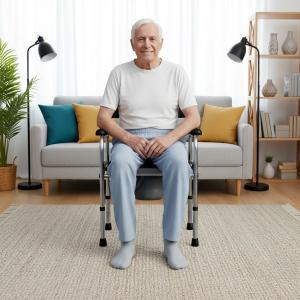 كرسي حمام طبي متنقل - 3