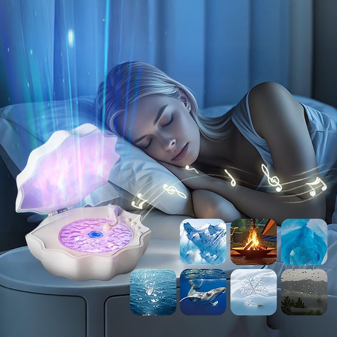 سبيكر  وبروجيكتور على شكل محار - 16