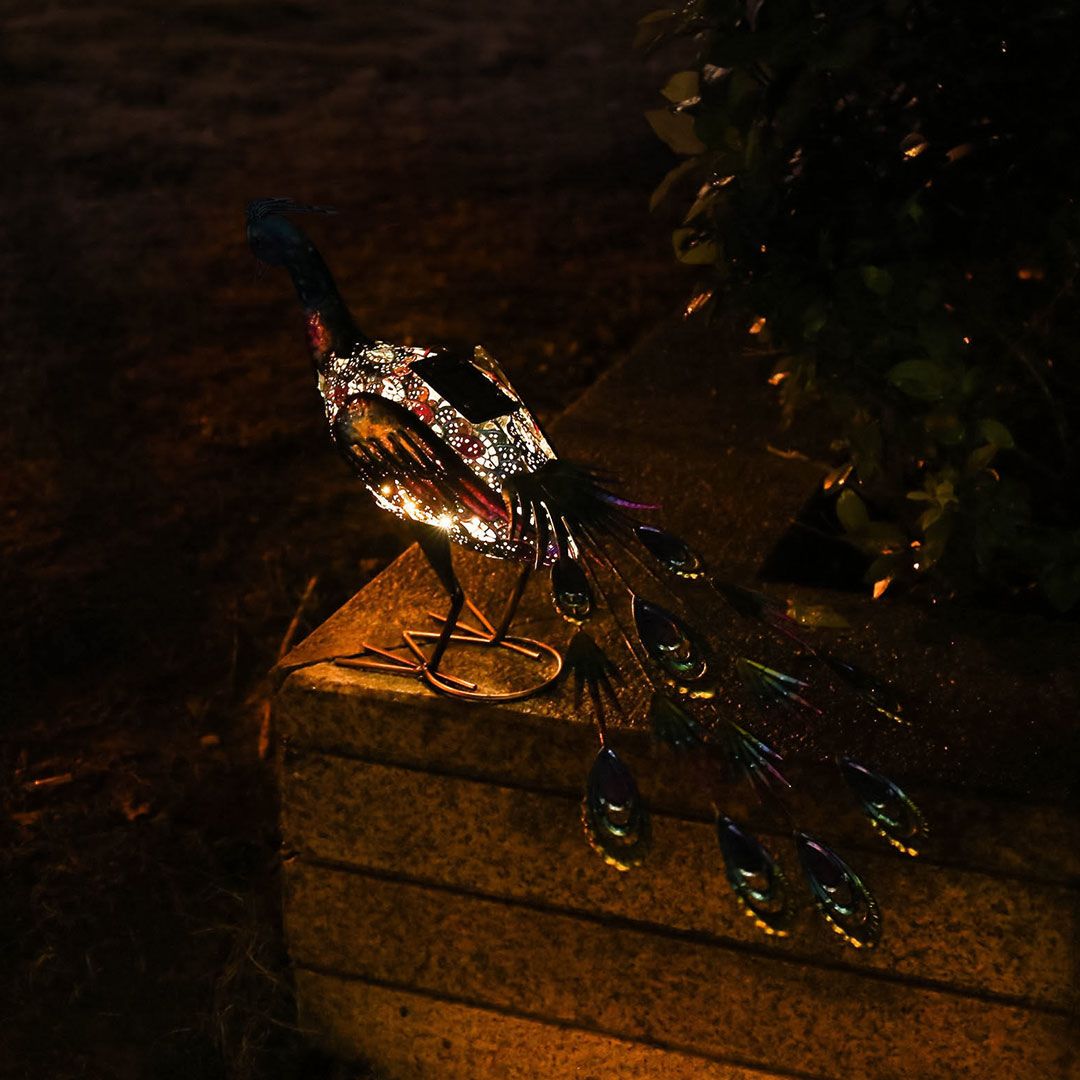 Peacock Statues with Solar Lights product thumbnail 15