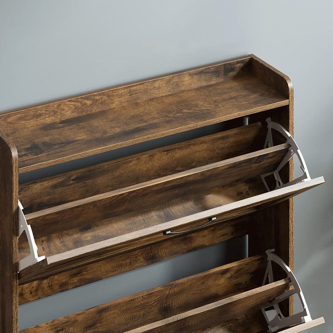 خزانة أحذية بتصميم ريفي - 8