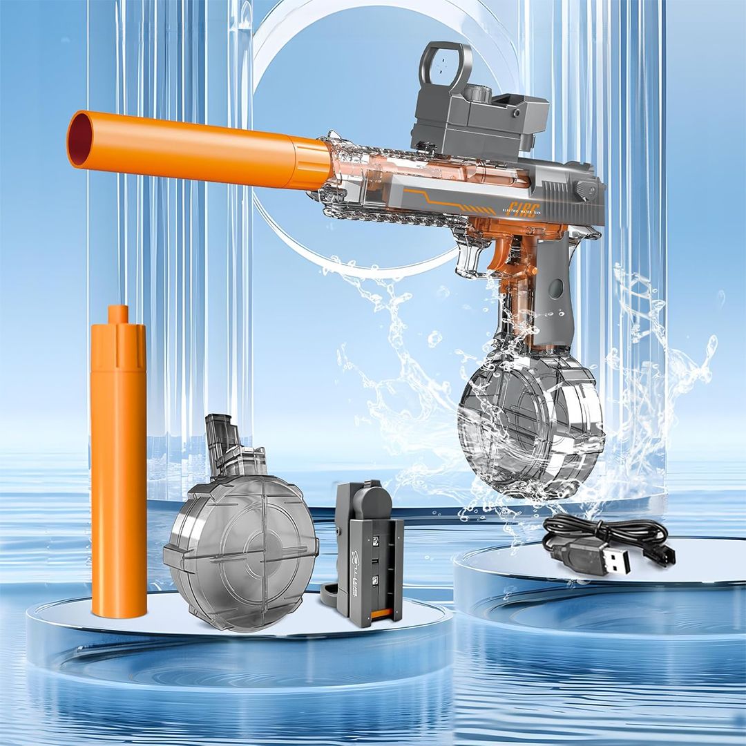 مسدس مائي أوتوماتيكي بسعة كبيرة - 7