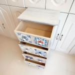 خزانة جانبية خشبية بتصميم فسيفسائي - 7