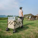 مقطورة تخييم رباعية قابلة للطي	