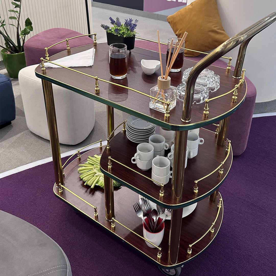 طاولة ضيافة فندقية بثلاث طبقات   - 5