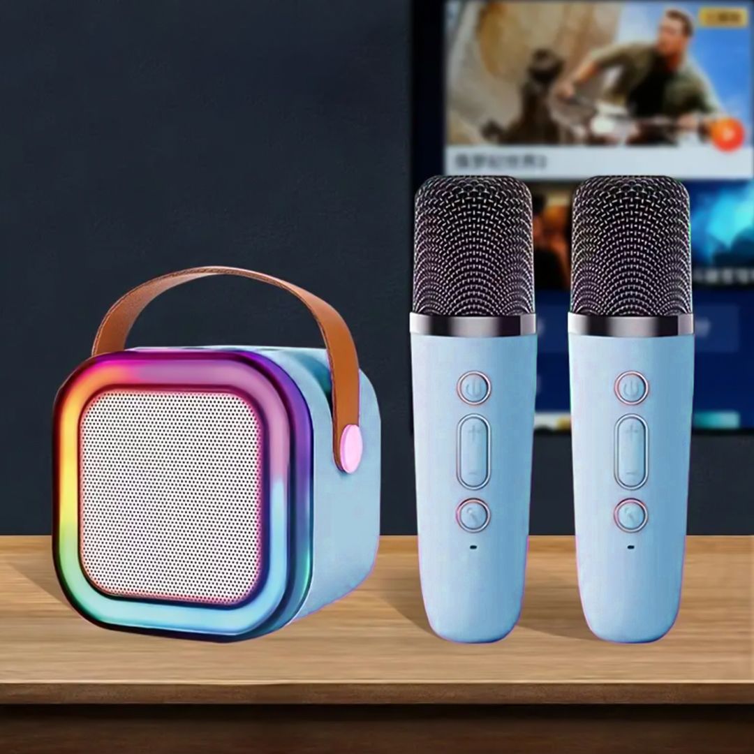سماعة كاريوكي محمولة مع ميكروفون عدد 2 - 12