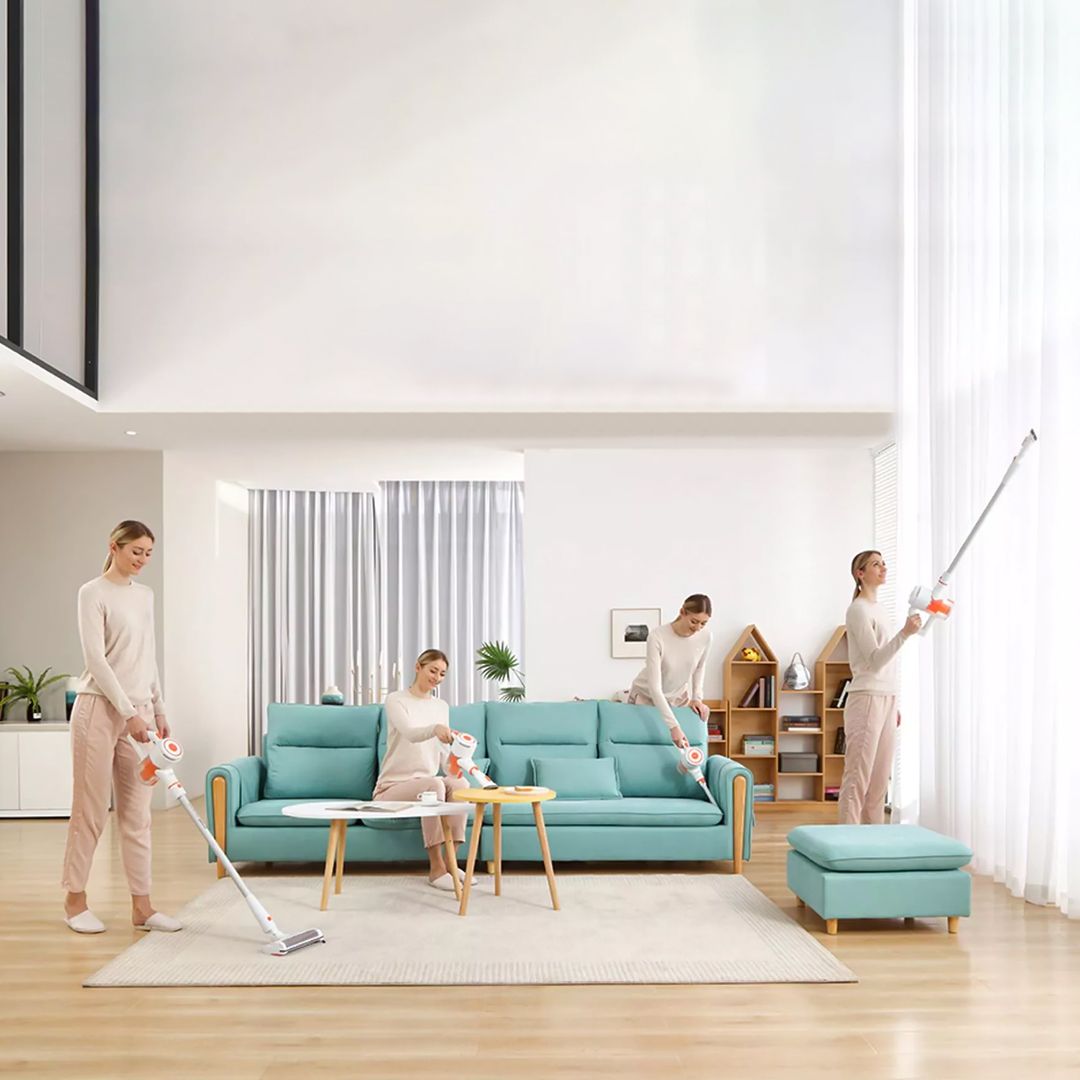 Rechargeable Multi-Head Vacuum Cleaner