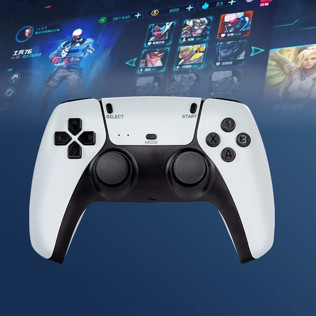 Video Game Console with Two Controllers - 3