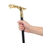 Leopard Handle Walking Stick - 4
